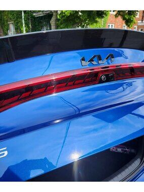 2022 2023 2024 Kia K5 K7 K8 KX Tailgate Letters Plastic Overlay in Gloss Black